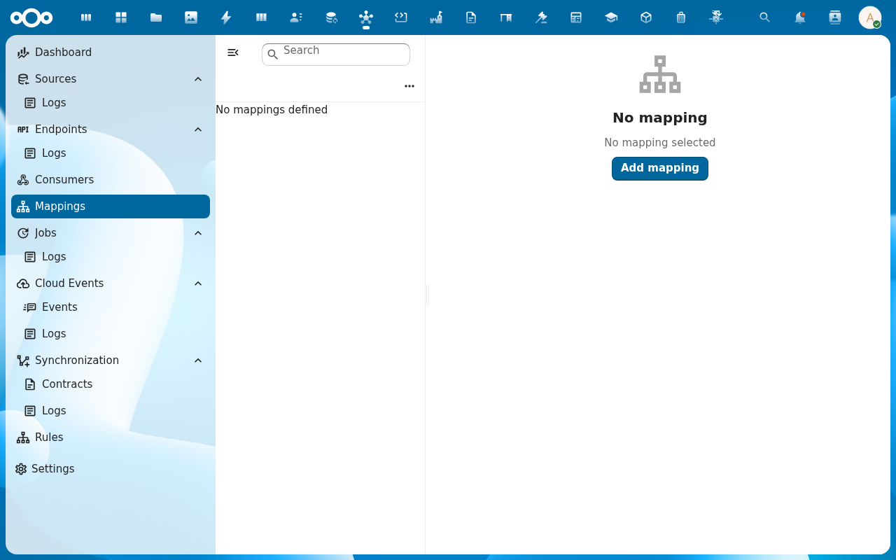 Mapping test pane